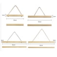 thumbnail image 4 of Pine Wood Magnetic Poster Picture Frame 21-51cm Poster Print Wooden Hanger Frame Canvas Wall DIY Art Craft Frame Art Frame, 4 of 12