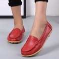 thumbnail image 3 of Dakaela Mocassins pour Femmes à Enfiler, Décontractés, Conduite, Travail, Plats, Bout Rond, Chaussures de Marche, Rouges, 8,5, 3 of 6