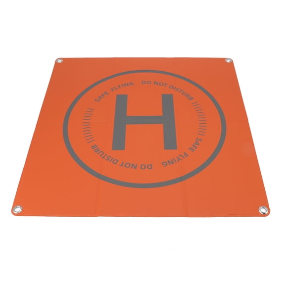 Drone Landing Pad, Double Color Dirty Resistant 65cm Folding Drone Warning Landing Pad For Lawn
