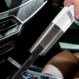 Aspirateur portatif Nettoyeur à vide sans fil et pratique Nettoilateur à vide portatif pour la maison et la voiture Aspirateurs à haute aspiration 10000Pa Aspirateur de voiture