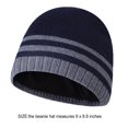 thumbnail image 2 of Bonnet de Protection en Fil de Mode à Rayures pour Hommes Bonnets Chauds pour le Ski de Plein Air, 2 of 6