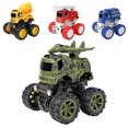 thumbnail image 3 of 4 Pcs Jouet de Voiture à Inertie Camion de Pompiers Interactif Rotatif Jouet Voiture à Rétrofriction pour Garçons, 3 of 10