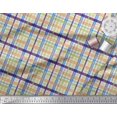 thumbnail image 3 of Soimoi Rayon Crepe Fabric Plaid Check Print Fabric by The Yard 46 Inch Wide, 3 of 3