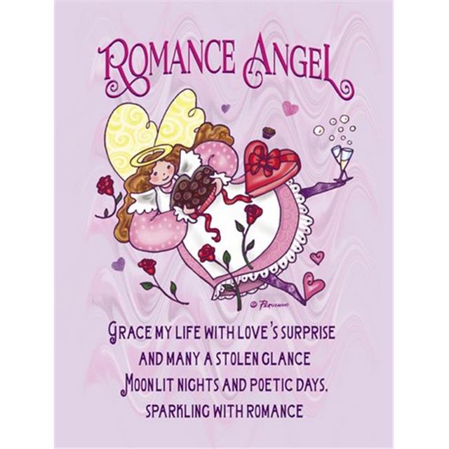 Carolines Treasures LPD8000CHF Romance Angel Flag Canvas House Size
