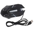 thumbnail image 1 of Wired USB Gaming Mouse 1000 DPI 3 Keys Ergonomic RGB Game Mouse For Office PC Laptop, 1 of 8