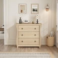 thumbnail image 4 of Commode à 3 Tiroirs, Coffre de Rangement en Bois de 29,3 Po de Hauteur pour Chambre, Salon et Entrée, 4 of 8