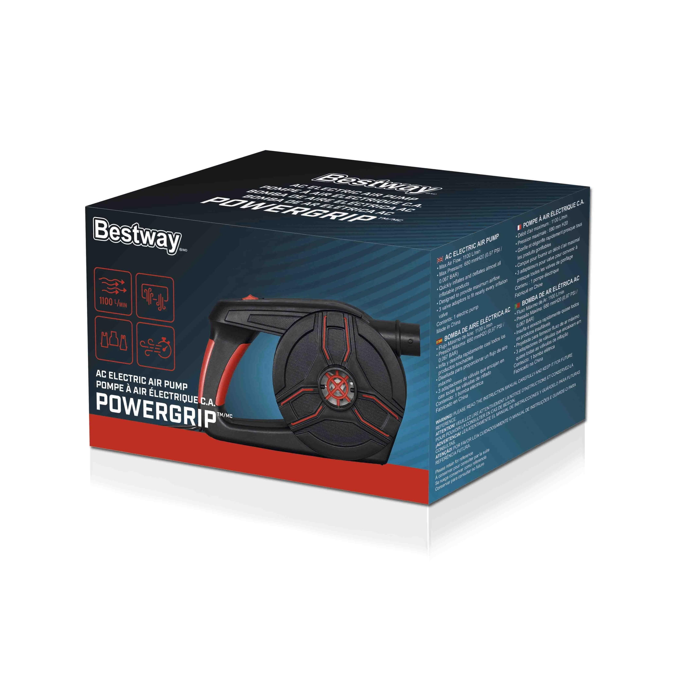 Bestway® PowerGrip™ AC Electric Air Pump