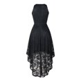 thumbnail image 4 of Ketyyh-chn99 Robes Formelles pour Femmes Robe de Cocktail Femmes Élégante à Manches Évasées Soirée Fête Robe Formelle Grande Taille Noir,m, 4 of 5