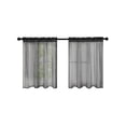 thumbnail image 2 of ZZkhGO Semi Sheer Short Curtains, Light Filtering Window Drapes, Thin Privacy Curtains for Kitchen Bathroom Bedroom, 2 of 4