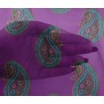 thumbnail image 4 of oneOone Viscose Chiffon Fabric Paisley Block Print Fabric BTY 42 Inch Wide, 4 of 4