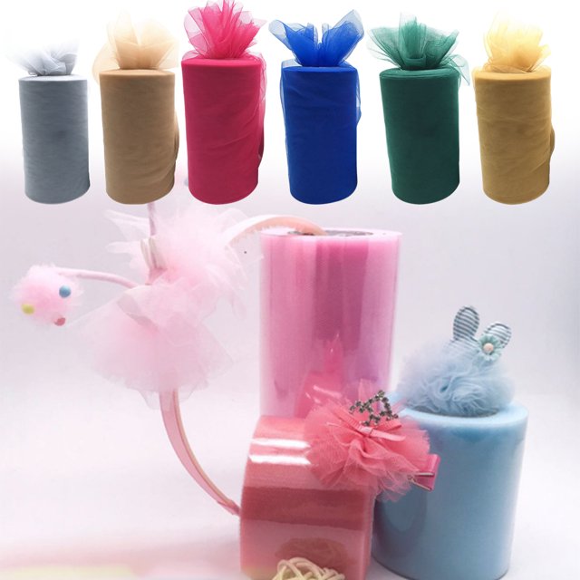 mmirethe Wedding Party Decorations Easy To And Clean Tulle Coil Easy To Ad Clean Tulle Coil For DIY Wedding royal blue 5Set