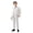 White, variant on PMVFHDE Girl Christmas Romper Boys Business Suits Coat 4 Piece Outfit Tuxedo Set For Kids Formal Suit For Boys With Vest Pants Bowtie Set Slim Dark Blue,5-6 Years