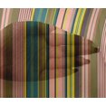 thumbnail image 4 of oneOone Viscose Chiffon Fabric Bayadere Stripe Printed Fabric 1 Yard 42 Inch Wide, 4 of 4