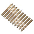 thumbnail image 1 of Unique Bargains M6x50mm Hanger Bolts, 24 Pack Double Ended Thread Dowel Screws, 1 of 5