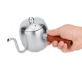 thumbnail image 1 of Cafetière, Bouilloire en Acier Inoxydable, Buse Fine pour Usage Domestique Couleur Acier 500ml, 1 of 8