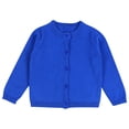 thumbnail image 1 of Toddler Candy Color Cardigan , Solid Color Winter Sweater For Boys/Girls ,0,3 Years, Super Soft, Blue 6 Years, 1 of 2