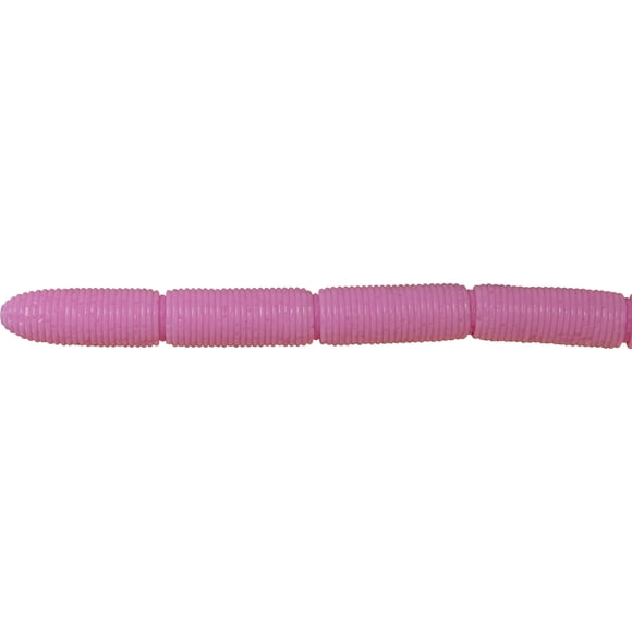 Leurre de pêche WURM Stickity Split 32" + Couleur Bubble Gum + Coupez votre propre longueur d'appât