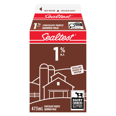 Sealtest Chocolate Partly Skimmed 1% Milk 473ml