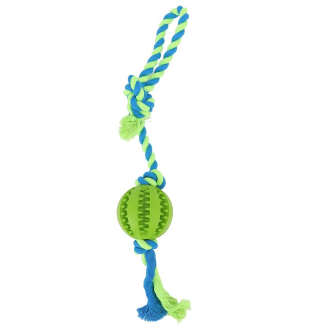 Dog Training Treats Teething Rope Toy, Bite Resistant Dog Puzzle Teething Toy Healthy For Chewing For Puppies Green
