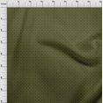 thumbnail image 3 of oneOone Silk Tabby Dark Olive Green Fabric Diamond & Triangle Shape Geometric Craft Projects Decor Fabric Printed by The Yard 42 Inch Wide, 3 of 4