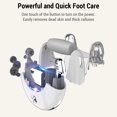 thumbnail image 2 of K-SKIN Electric Feet Callus Removers Rechargeable Home Electric Foot Sharpening & Exfoliating Instrument Portable Perfect Pedicure Heel Callus Scraping Feet Callous Remover Tool Easy to Use, 2 of 8