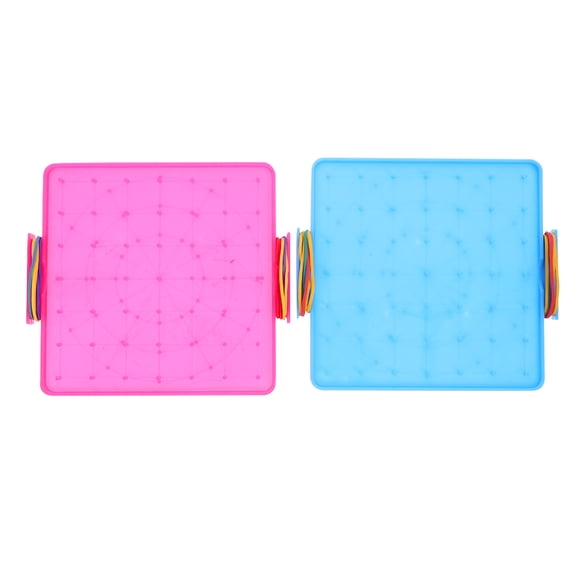 Miangastore Jelly Blocks Double Sided Geoboard Pink 2Pcs