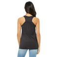 thumbnail image 2 of The Bella + Canvas Ladies Flowy Racerback Tank Top - DRK GREY HEATHER - XL, 2 of 3