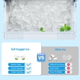 thumbnail image 3 of VECYS Nugget Ice Maker W/ Side Water Tank, 44LBS/Day Self-Cleaning, Sage, 3 of 7