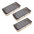 thumbnail image 4 of Shower Shelf Basket, Shower Storage Rack 3 Layers Punch Free Anticorrosion Aluminum  For Home Black,Black Gold, 4 of 8