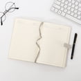 thumbnail image 4 of A5 Faux Leather Hardcover Notebook | Suede Magnetic Closure | 8.5x5.7 Inches | Premium Thick Cream Paper | Multi-Color | Durable Office Journal | 1 Pack | Secure Metal Buckle | Elegant Diary, 4 of 6