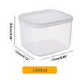 thumbnail image 1 of zanvin Room Storage ,Fall Gifts,Refrigerator Storage Box, Large Capacity Transparent And Fresh Storage Box, Kitchen Storage Sealed Jar, Fruit And Vegetable Food Sorting And Storage, 1 of 2