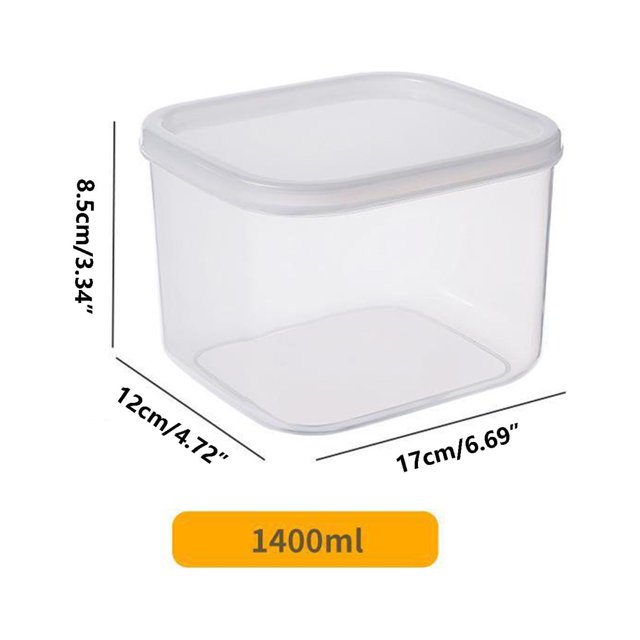 zanvin Room Storage ,Fall Gifts,Refrigerator Storage Box, Large Capacity Transparent And Fresh Storage Box, Kitchen Storage Sealed Jar, Fruit And Vegetable Food Sorting And Storage
