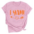 thumbnail image 1 of Valentines Day Letter Printing Short Sleeve Womens Top Short Sleeve Round Neck Top/Shirt, 1 of 1