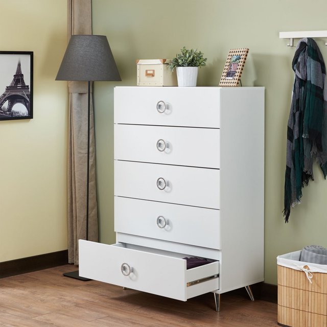 Chiffonnier Elms ACME fini blanc