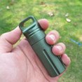 thumbnail image 4 of ZLight Étui de Scellage pour Conteneur Extérieur Clés Aiguilles Voyage Pochette Support Camping Randonnée Pêche Survie Organisateur de Cure-Dents Vert 1 Ensemble, 4 of 6