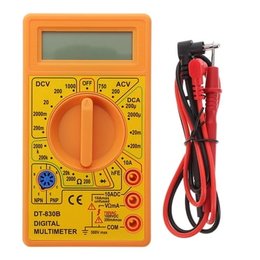 Digital Multimeter, DT-832 Handheld Pocket Digital Multimeter, DC AC ...