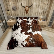 MesaSe Farmhouse 3-Piece Animal Floral Comforter Set  Full