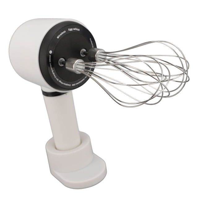 Cordless Hand Mixer, Dual Head Cordless Electric Hand Whisk Ergonomic for Kitchen
