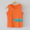 thumbnail image 3 of PMVFHDE T-Shirt Camouflage à Manches Courtes pour Garçons et Filles avec Imprimé Graphique, Col Rond Haut Décontracté pour Enfants Design Unisexe Séchage Rapide Orange, 1 An, 3 of 3
