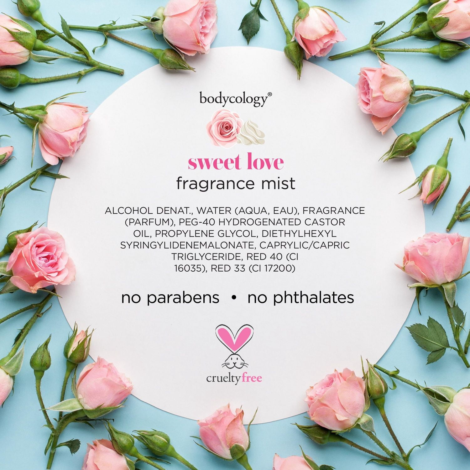 Bodycology Sweet Love Fragrance Mist, 237 ml