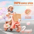 thumbnail image 3 of Moto pour Enfants à Chevaucher 12 V Tricycle Électrique avec DEL pour Enfants de 3 Ans et Plus, 3 of 9