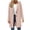 Khaki, variant on Pisexur Fall Coats with Hood Long Single Breasted Jackets for Women Warm Wool Pea Coat for Women Fashion Solid Color Winter Trench Coat with Pocket S-2XL Black
