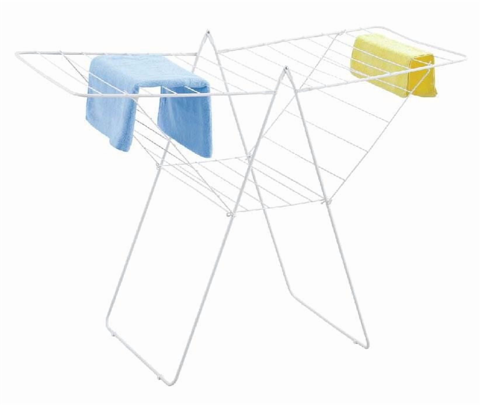 Mainstays Cross Wing Clothes Drying Rack, 53.1inWx22.4inDx39inH