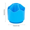 thumbnail image 2 of Kbndieu Rotatable Pencil Holder Pencil Case on Rotating Table - 6 Compartment Pencil Case for School Office, Cosmetic Storage Home Essentials, 2 of 3