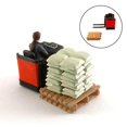thumbnail image 3 of thinsony Agencement d'Atelier de Réparation Automobile à l'Échelle 1/64 Diorama Modèle de Voiture Jouet 2 Bleu, 3 of 8