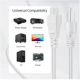 thumbnail image 4 of TNP Universal Power Cord (10 Feet) - IEC320 C5 to NEMA 5-15P 3-Prong Mickey Mouse Power Extension Cable Wire Connector Socket Plug Jack for Laptop Notebook AC Power Supply Adapter Charger Wall Outlet, 4 of 6