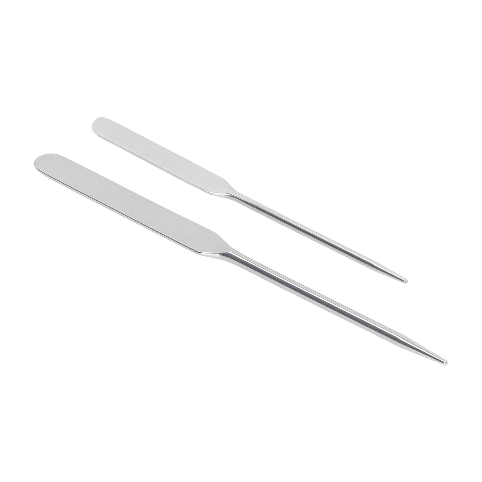 Foundation Mixing Spatula,2pcs Makeup Foundation Mixing Cosmetic Mixing Spatula Stainless Steel Make Up Spatula High-End Performance