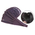 thumbnail image 3 of ziyahi 5pcs Filet à Cheveux pour la Fabrication de Queue de Cheval Tissage Net Perruques Accessoires de Cheveux Brun, 3 of 9