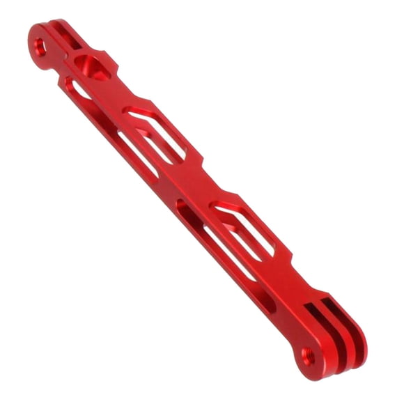 Yinanstore Aluminium Alloy Extension Arm Mount Connector for , Sports Camera Lengthened Rod - red