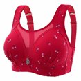 thumbnail image 1 of Timegard Bras for Women Mesh Adjustable Strap Full Coverage Wireless High Support Comfy Everyday Bras, 1 of 2